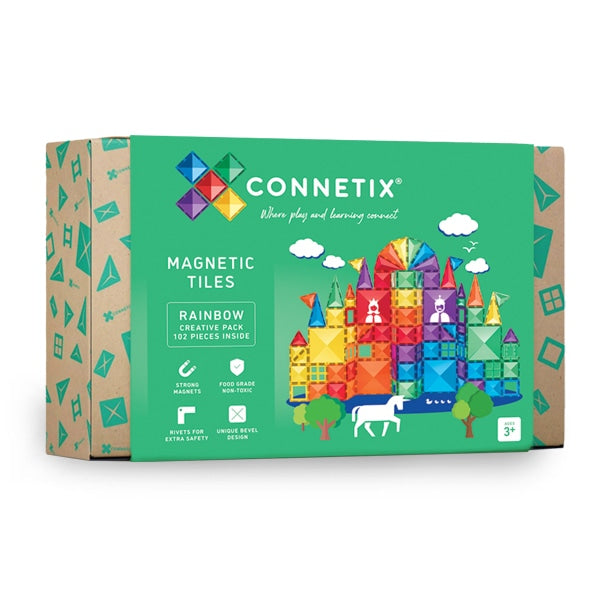 Creative Pack 102pc Magnetic Tiles - Connetix