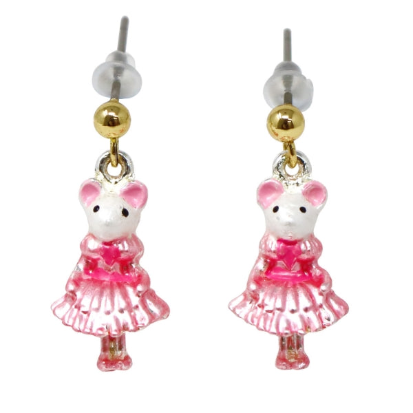 Claris Fashion Earrings - Pink Poppy