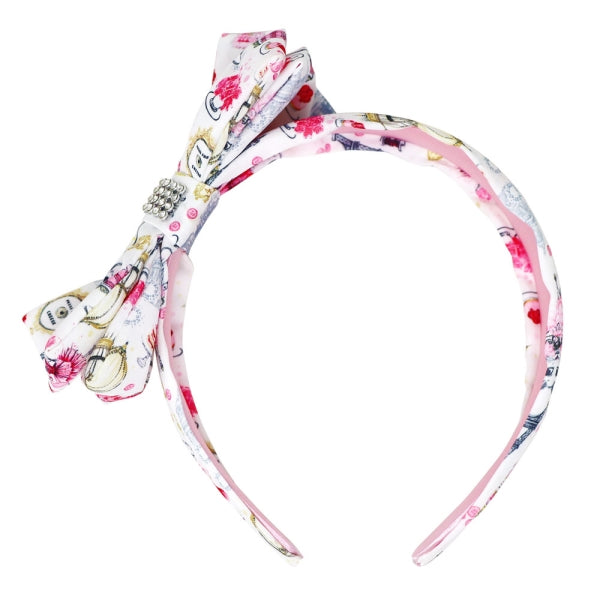 Claris Fashion Headband - Pink Poppy