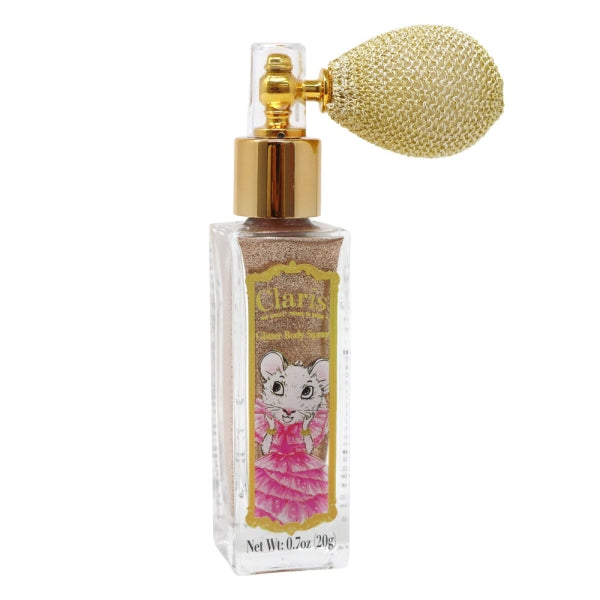 Claris Glitter Body Spray Atomiser - Pink Poppy