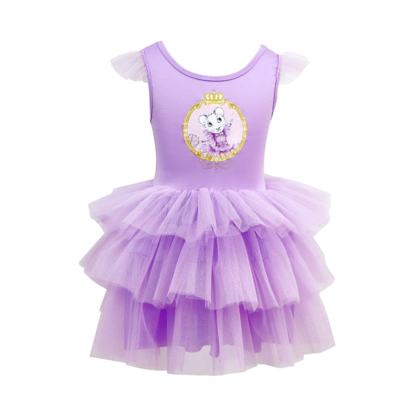 Claris Fashion Tulle Dress Lilac - Pink Poppy