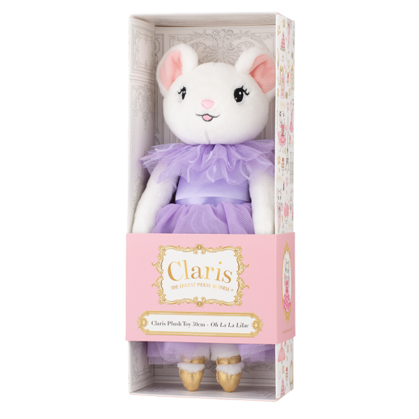 Claris Plush 30cm Oh La La Lilac