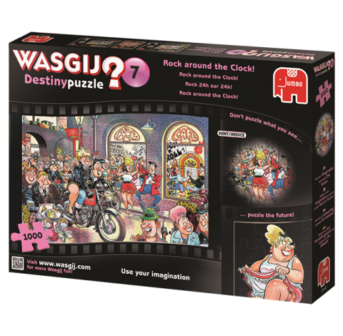 WASGIJ? 7 Retro Destiny Rock around the clock 1000pc Puzzle