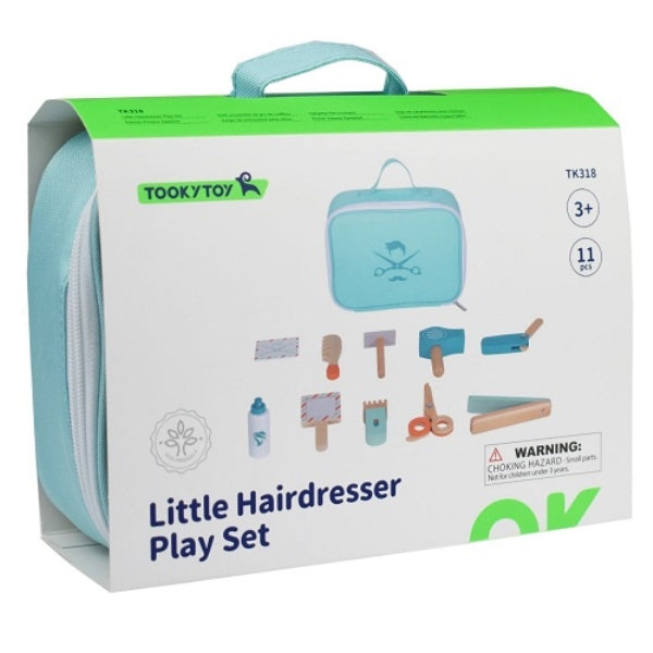 Wooden Hairdresser Playset in Carry Bag