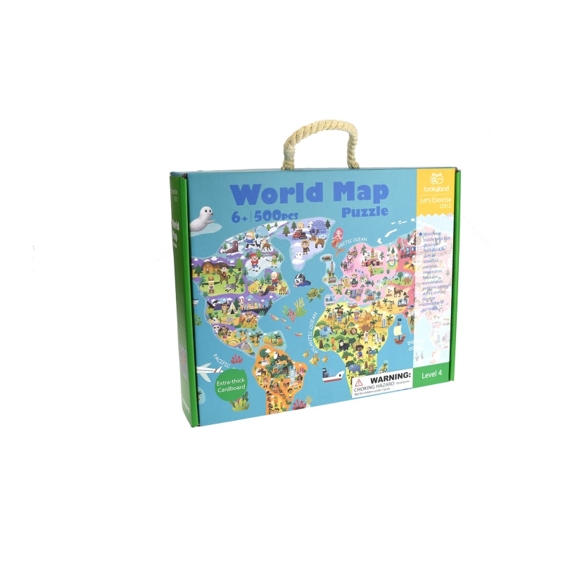 World Map 500pc Jigsaw Puzzle