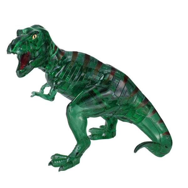 3D Green T Rex - Crystal Puzzle