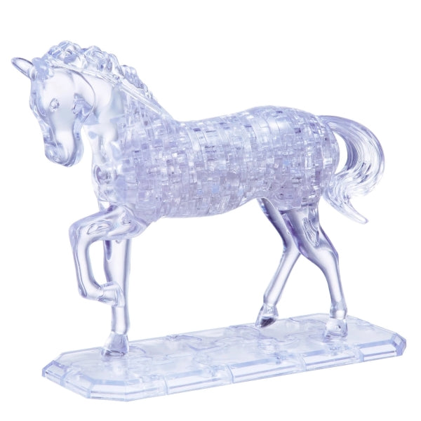 3D Clear Horse - Crystal Puzzle