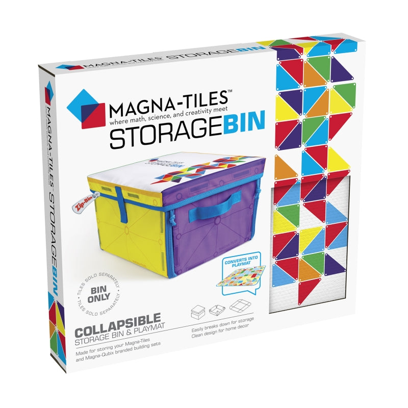 Storage Bin and Interactive Play Mat - Magna-Tiles
