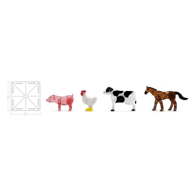 Farm Animals 25pc Set - Magna-Tiles