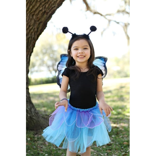 Midnight Butterfly Tutu with wings and headband - Great Pretenders