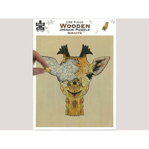 Giraffe Wooden Jigsaw Puzzle 128pc