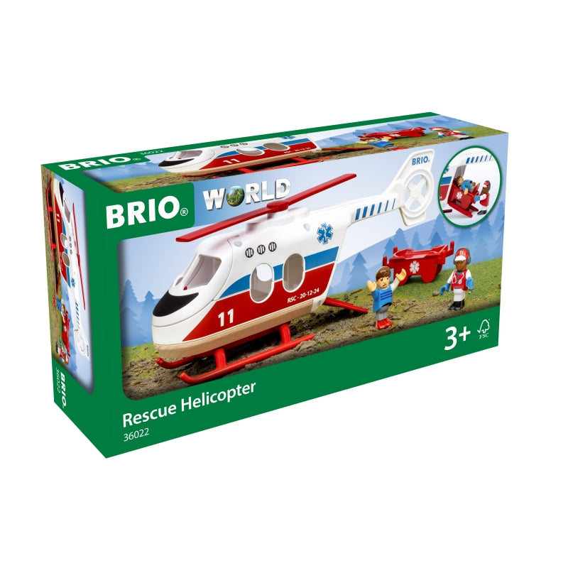Rescue Helicopter 4pcs - Brio