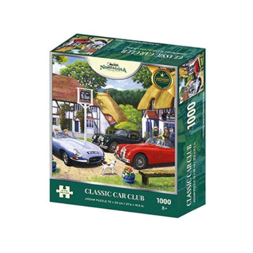 Nostalgia Classic Car Club 1000pc Puzzle - Holdson