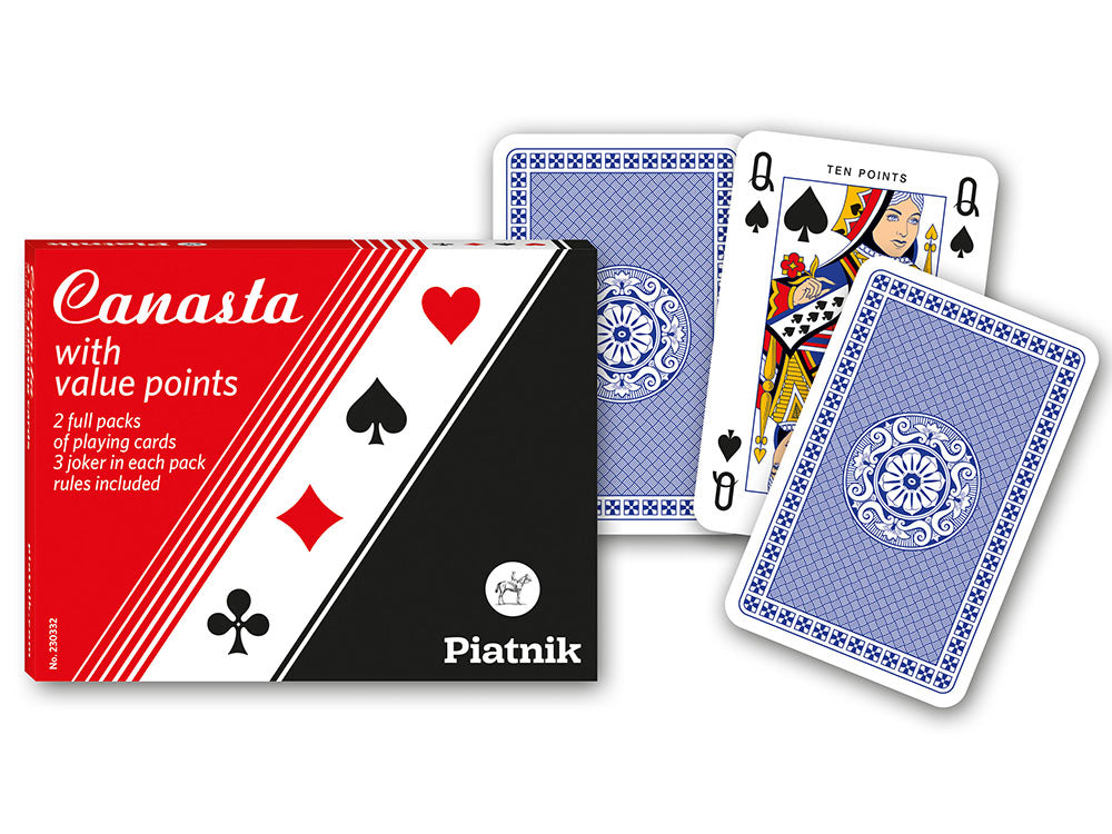 Canasta Twin Pack wpoints Playing Cards