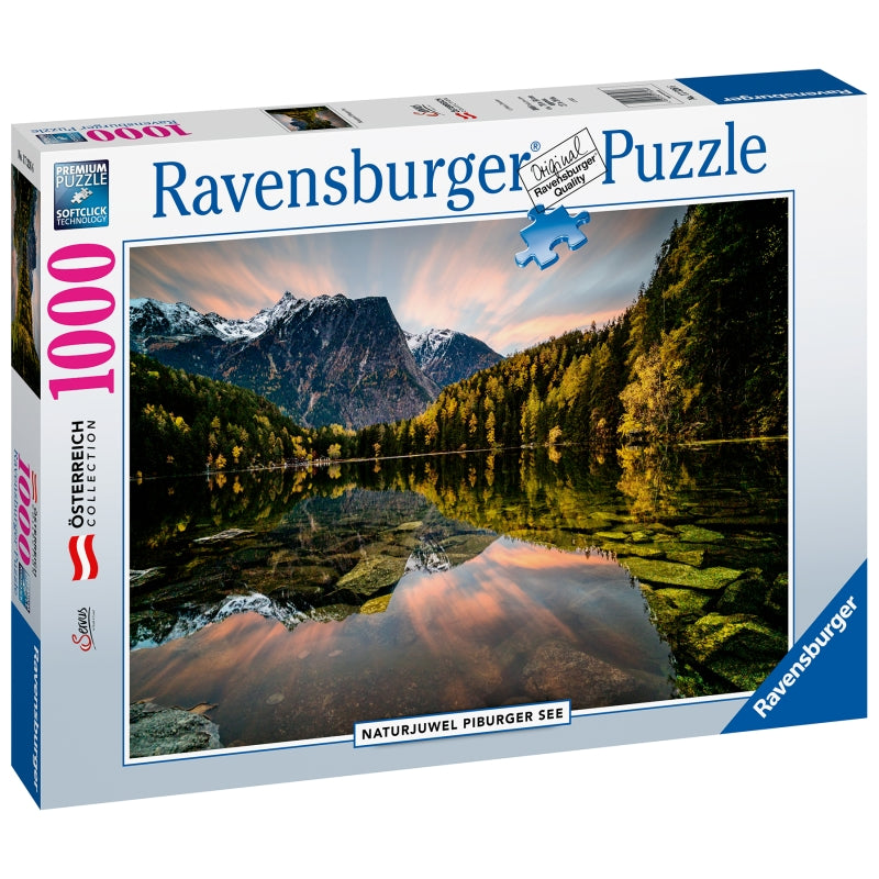 Natures Jewel Piburger Lake 1000pc Puzzle - Ravensburger