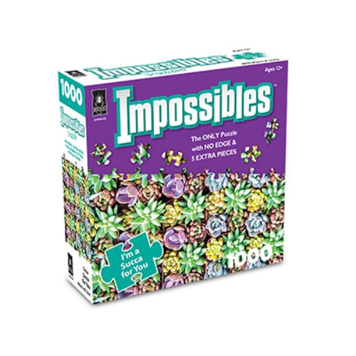 Impossible 1000pc Puzzle Succulents