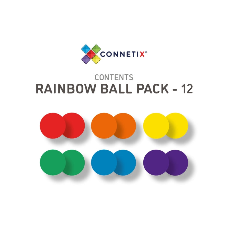 Ball Marble Run Replacement Ball Pack 12 pieces - Connetix