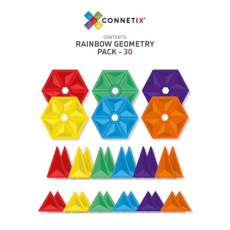 Geometry Pack 30pc - Connetix
