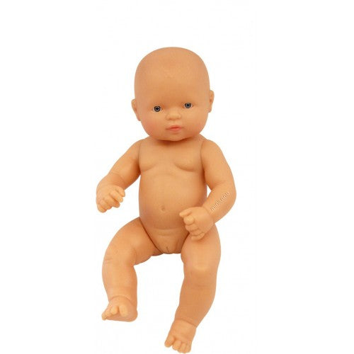 Caucasian Girl 32cm Baby Doll - Miniland