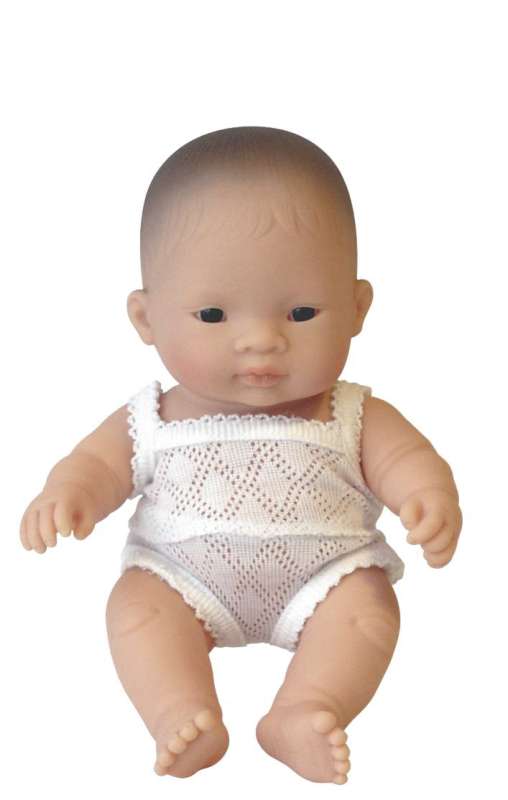 Asian Girl 21cm Baby Doll - Miniland