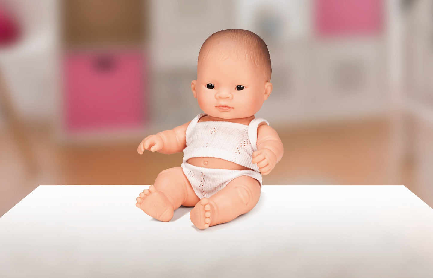Asian Girl 21cm Baby Doll - Miniland