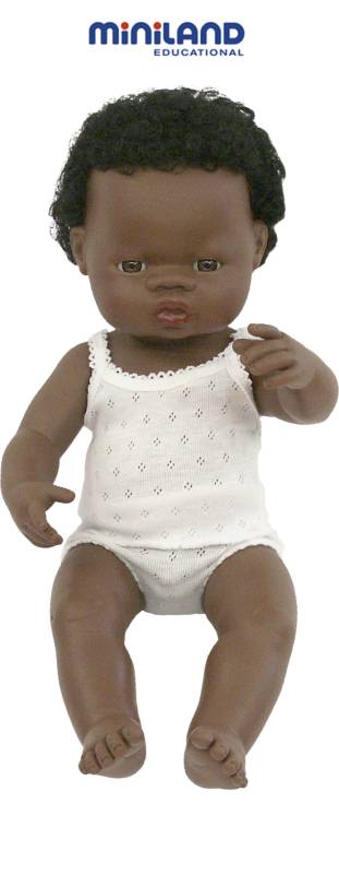 Baby Doll African Boy 38cm - Miniland