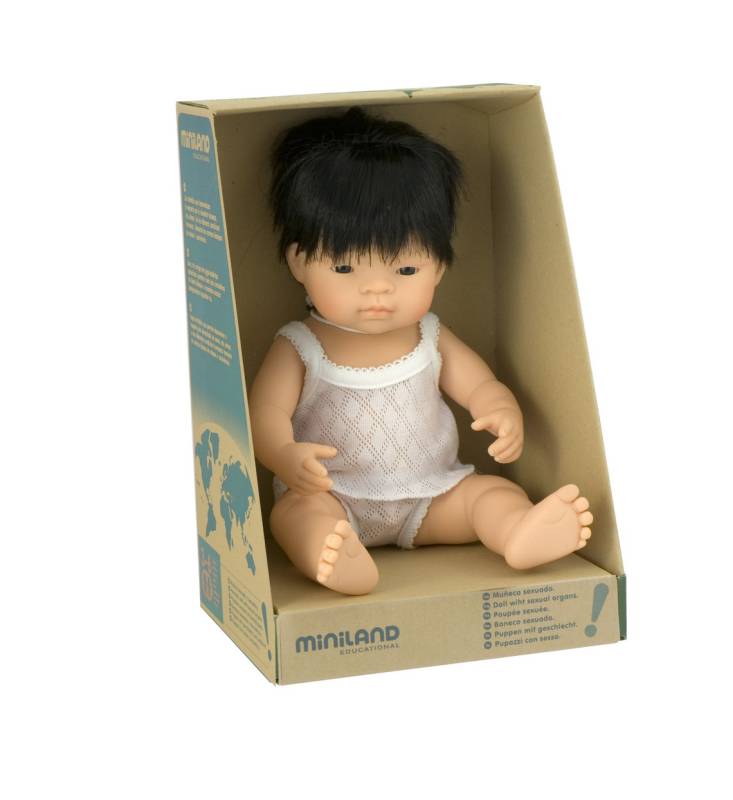 Baby Doll Asian Boy 38cm - Miniland
