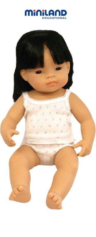 Baby Doll Asian Girl 38cm - Miniland