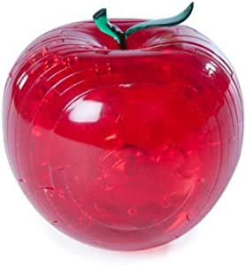 3D Red Apple - Crystal Puzzle