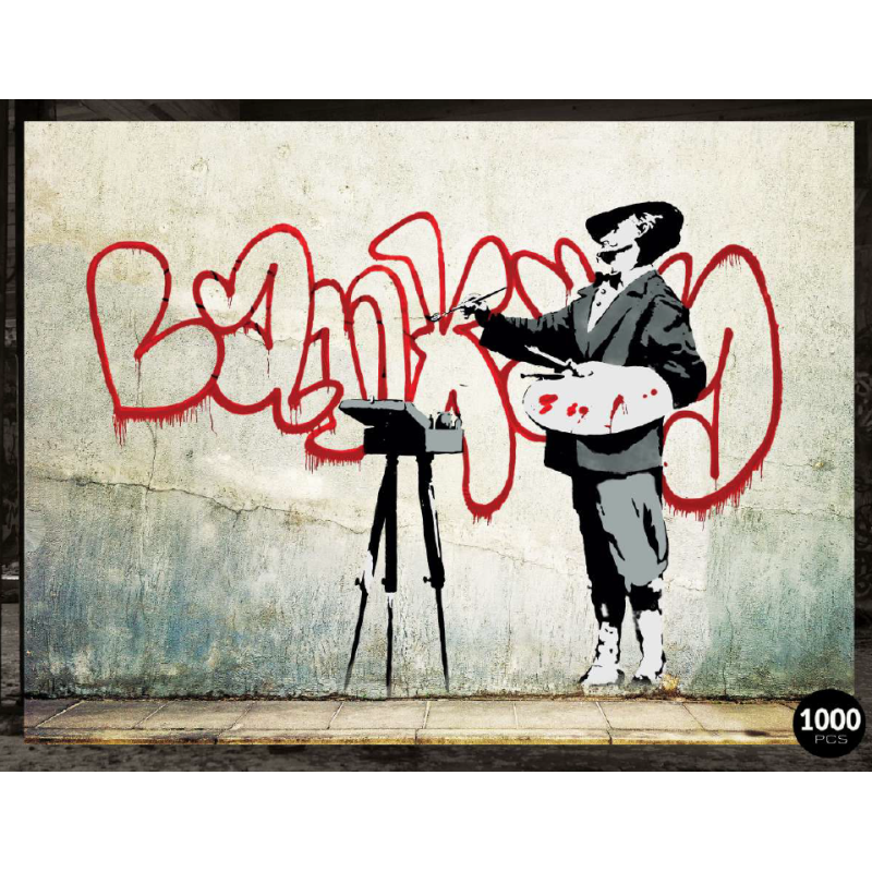Banksy Graffiti Painter Velasquez 1000pc Puzzle - Urban Art