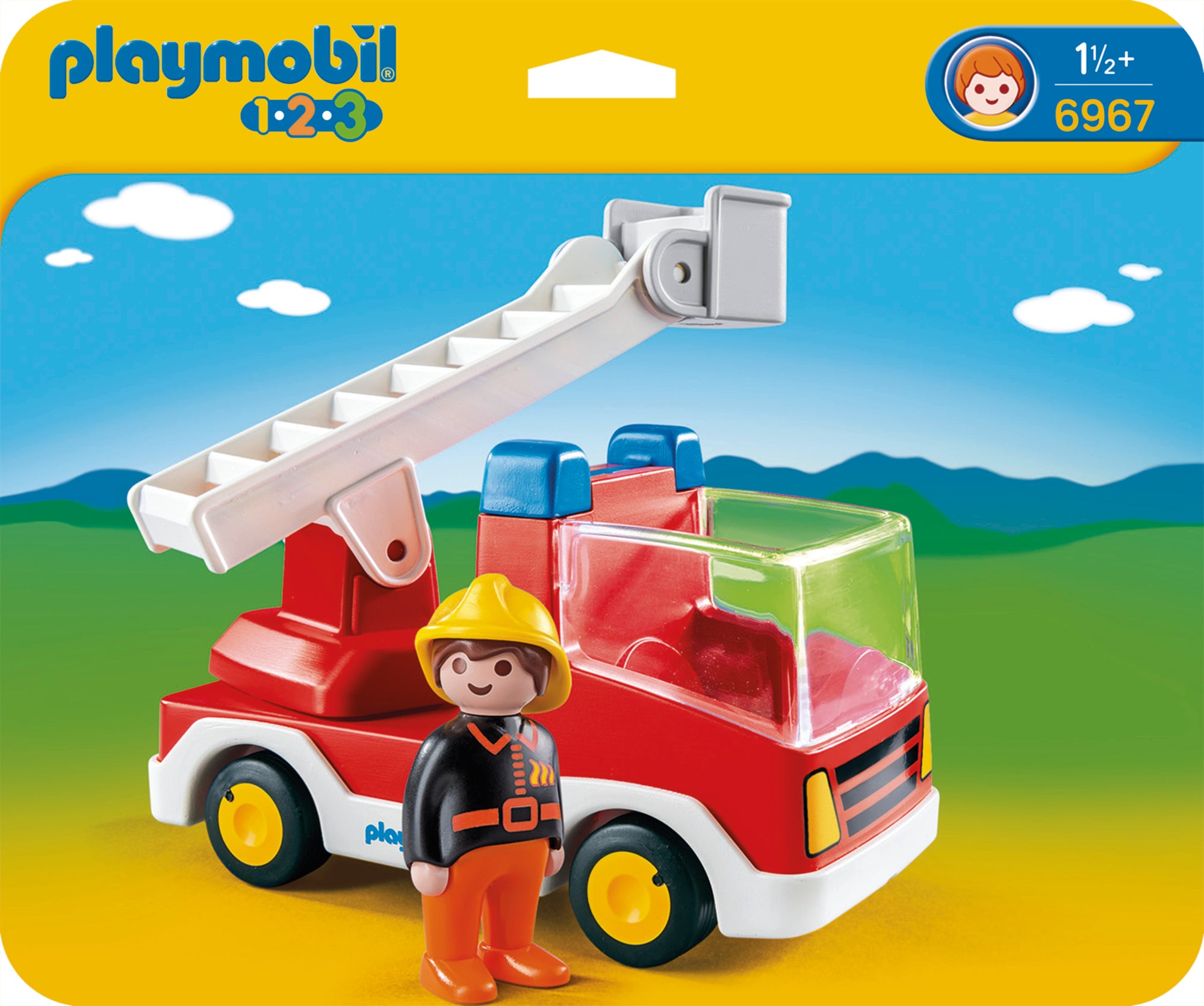 1.2.3 Ladder Unit Fire Truck - Playmobil