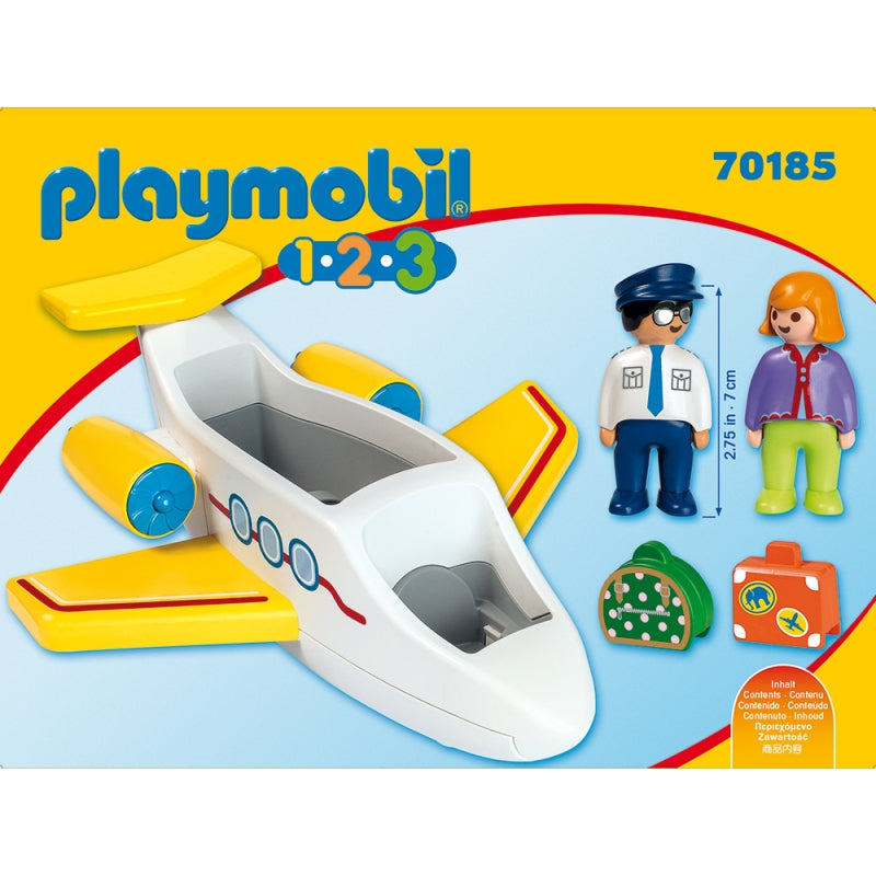 1.2.3 Plane with Passenger - Playmobil