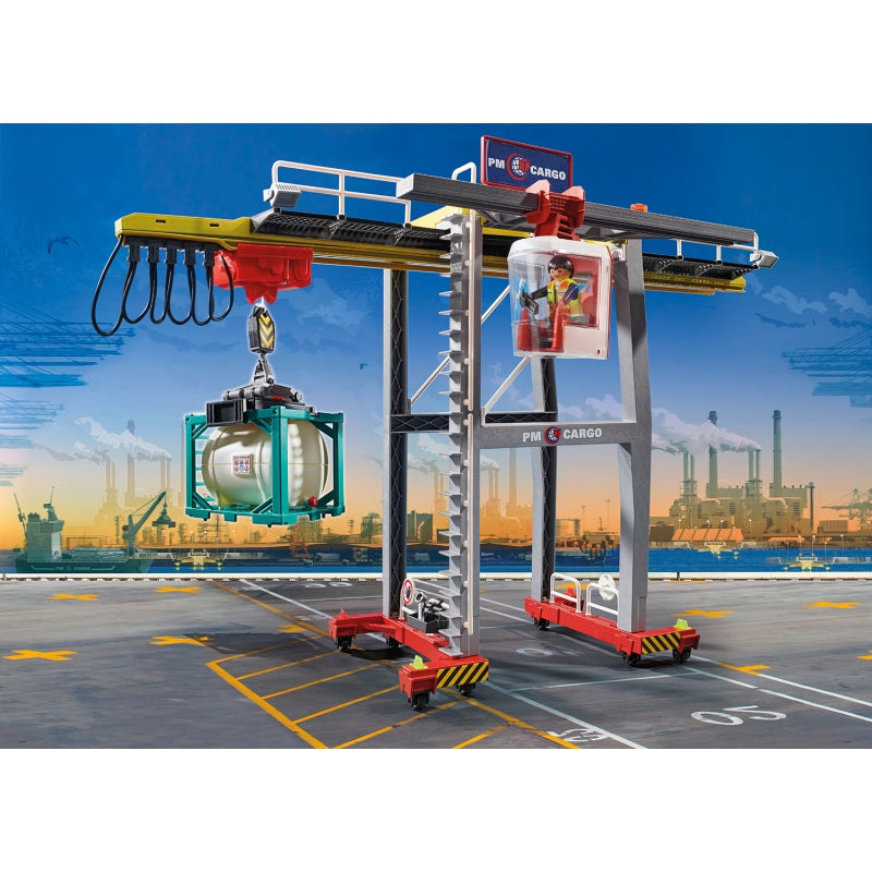 Cargo Crane with Container - Playmobil