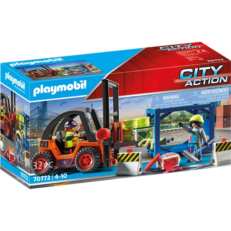 Forklift with Freight - Playmobil