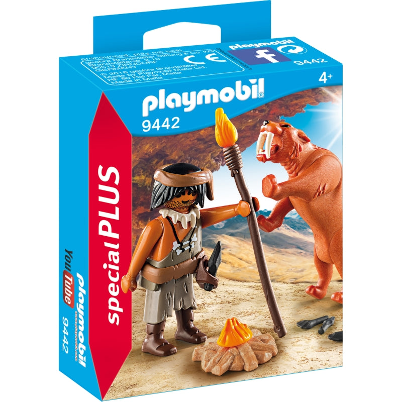 Caveman with Sabertooth Tiger - Playmobil