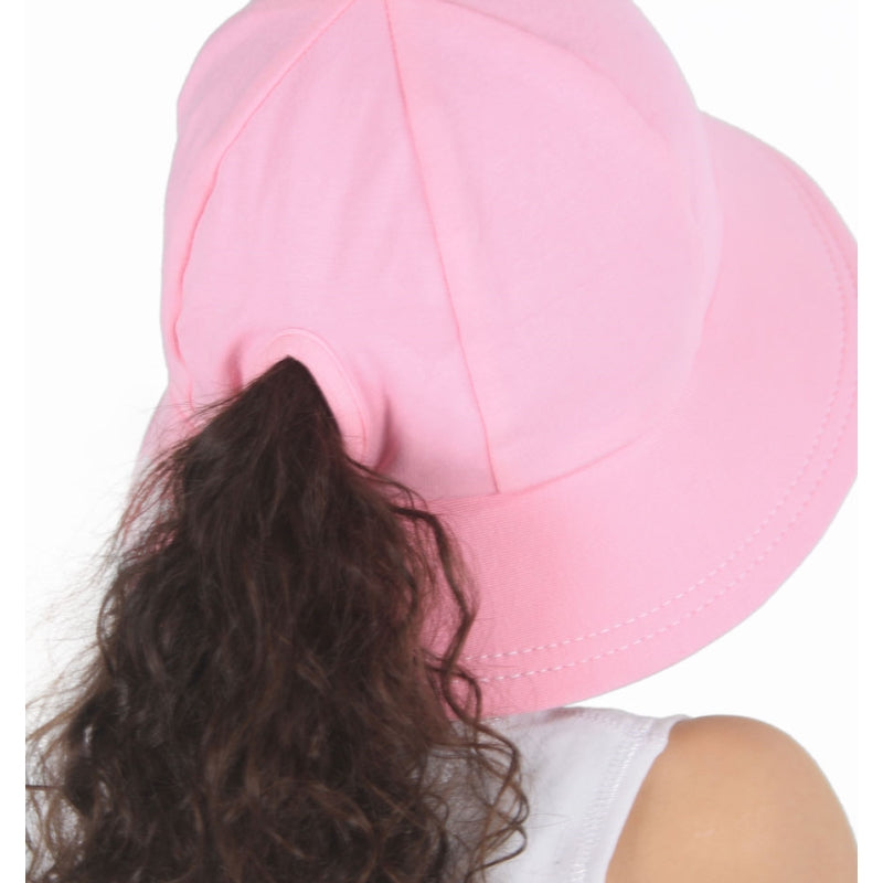Baby Pink Ponytail Bucket Hat - Bedhead Hats