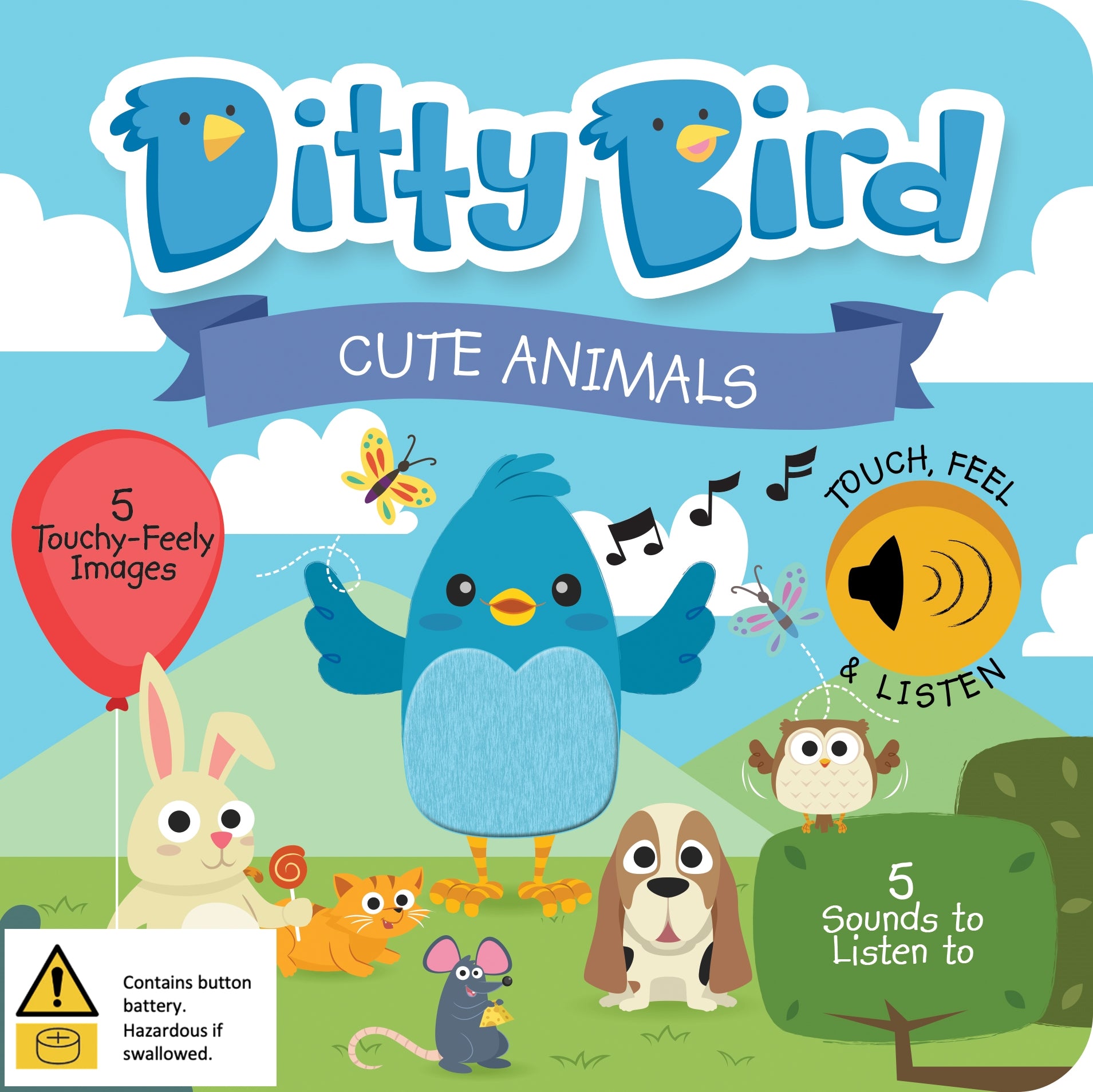 Cute Animals Sound Book - Ditty Bird