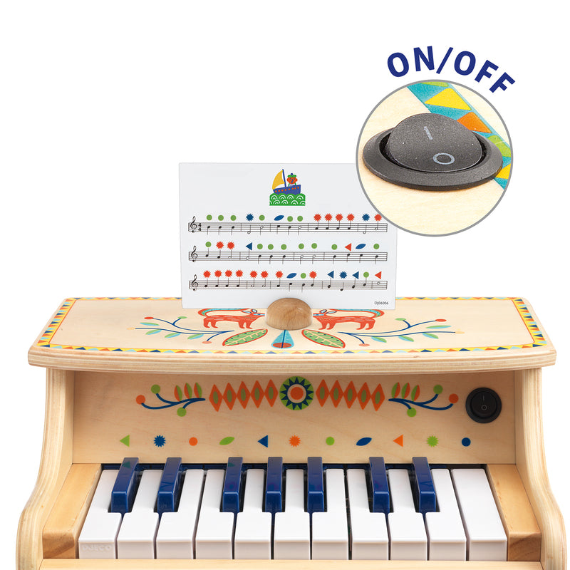 Animambo Electronic 18 Key Toy Piano - Djeco