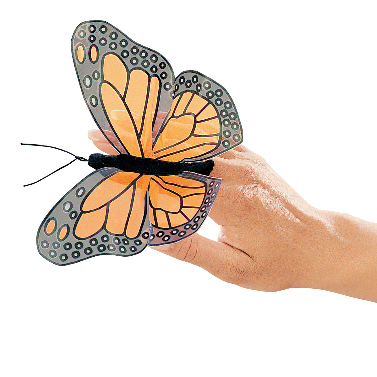 Mini Monarch Butterfly Finger Puppet - Folkmanis