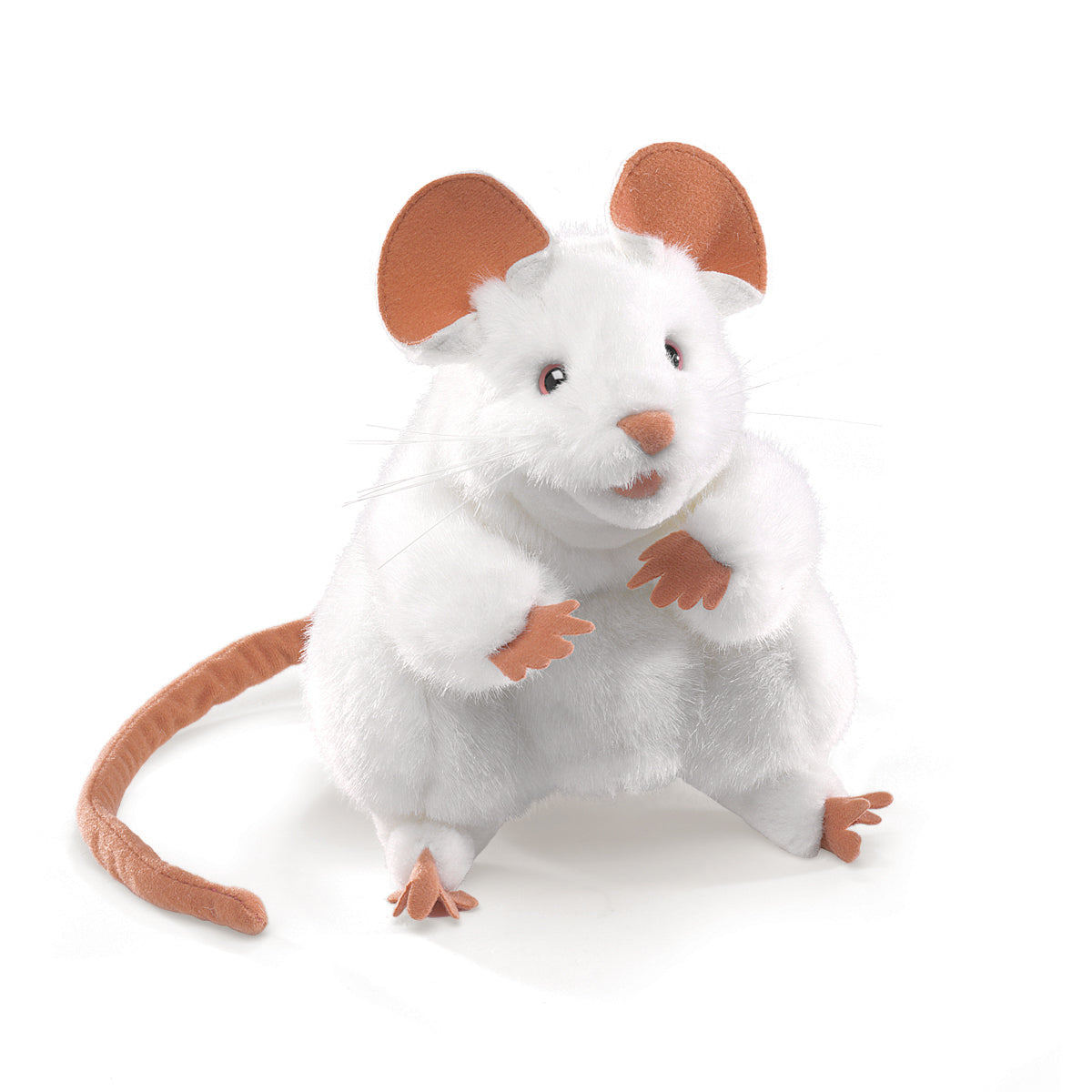 White Mouse Hand Puppet - Folkmanis