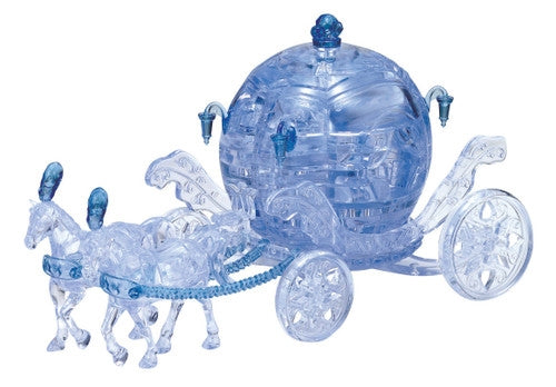 3D Royal Carriage Blue - Crystal Puzzle