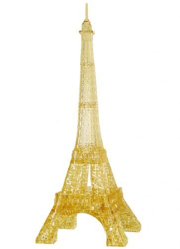 3D Gold Eiffel Tower - Crystal Puzzle