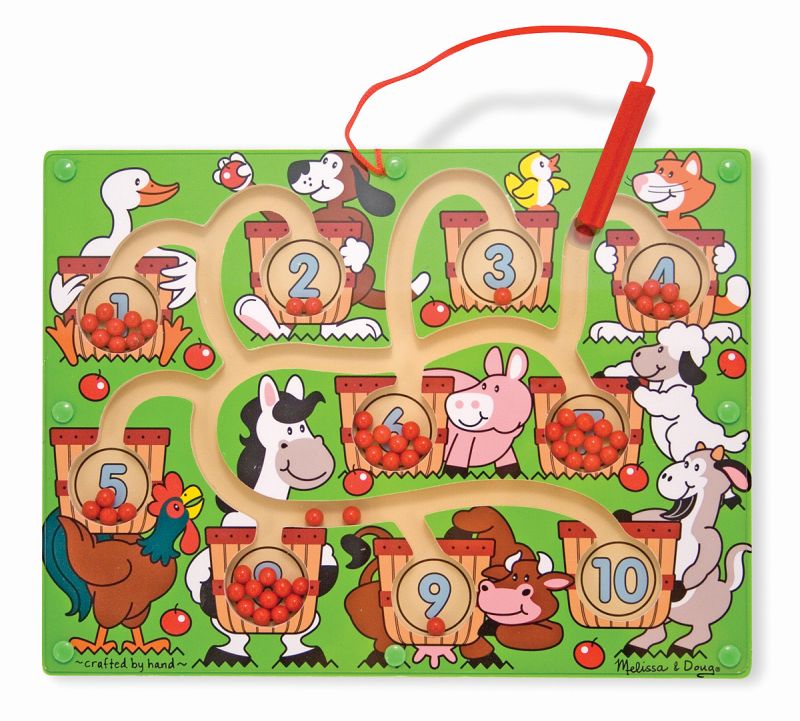 Magnetic Wand Number Maze - Melissa and Doug