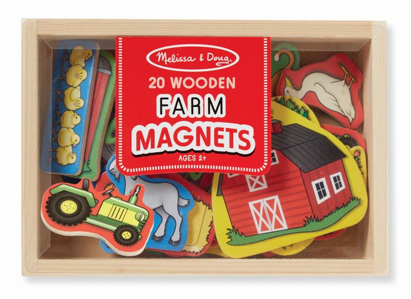 Wooden Farm Magnets 20pc - Melissa and Doug