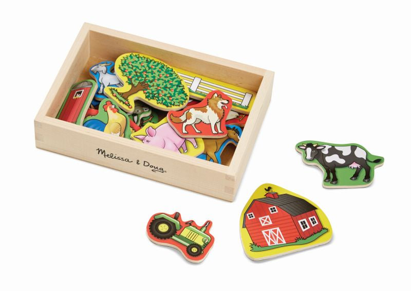 Wooden Farm Magnets 20pc - Melissa and Doug