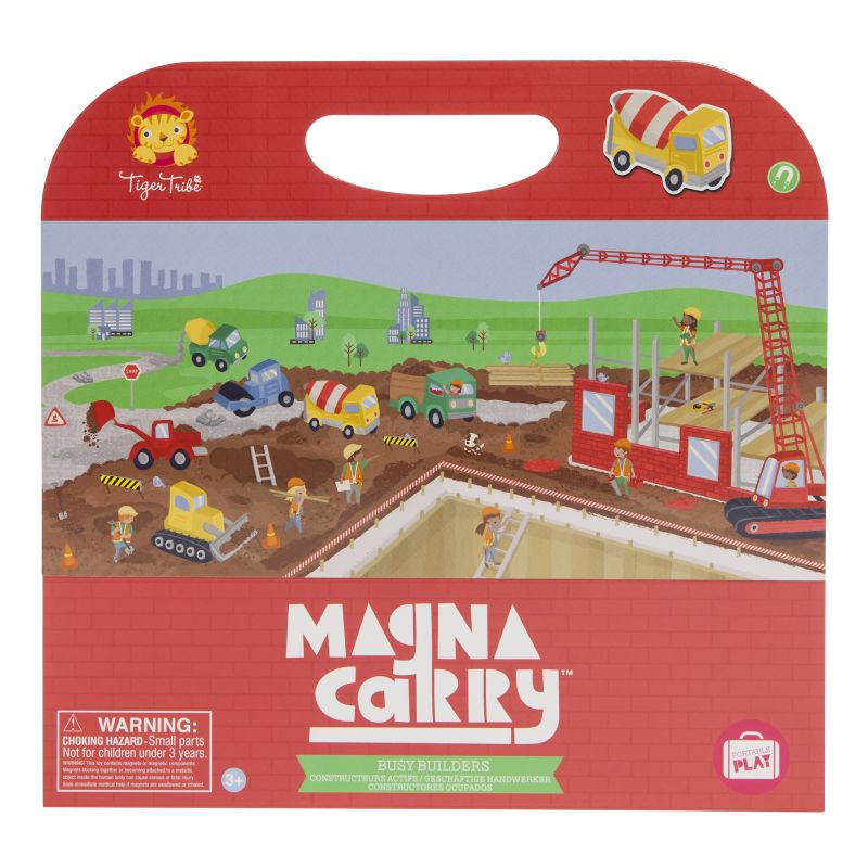 Busy Builders Magna Carry - Tiger Tribe