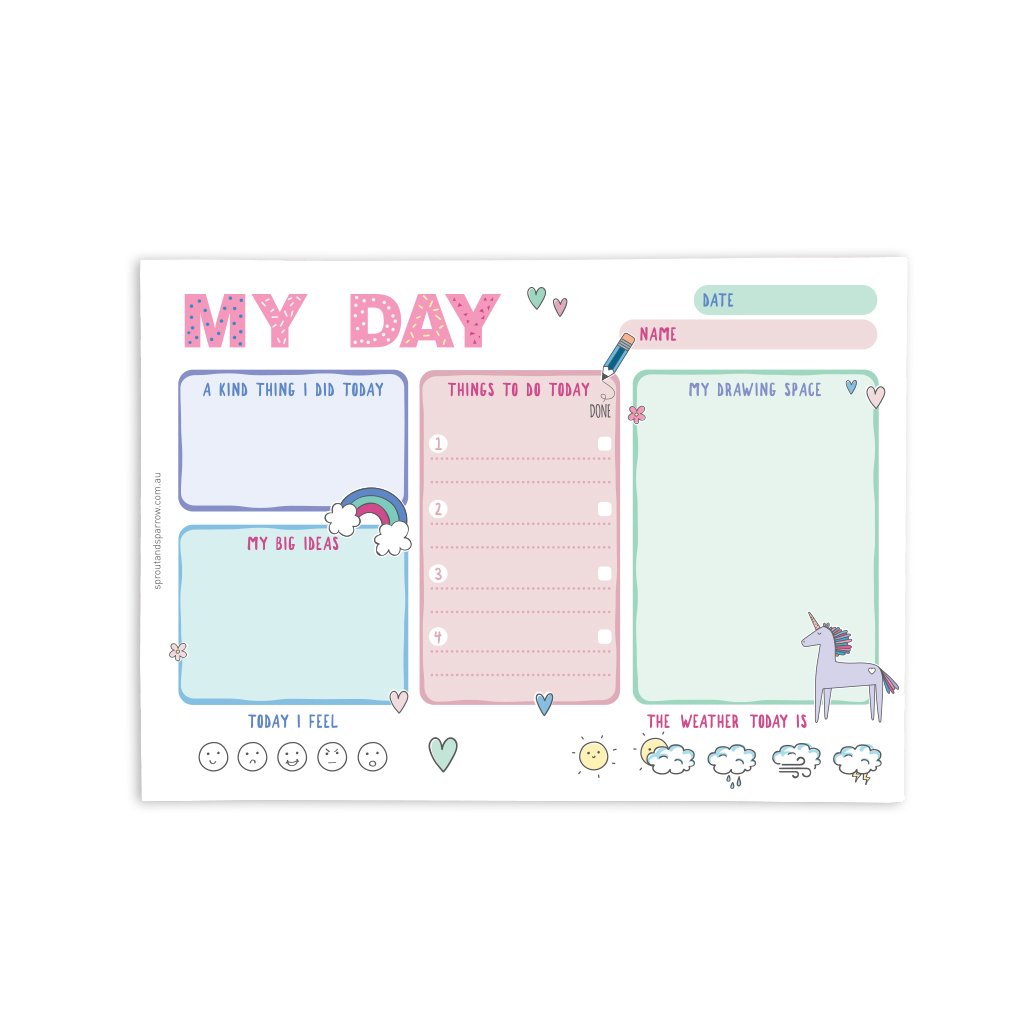 Pink My Day Planner - Sprout and Sparrow
