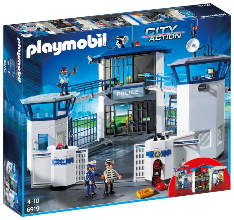 Police Headquarters with Prison - Playmobil