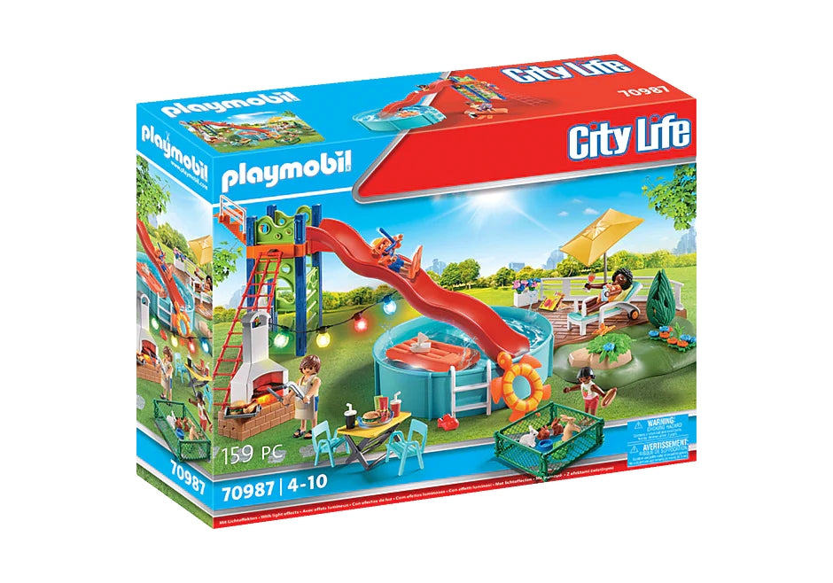 Pool Party with Water Slide - Playmobil