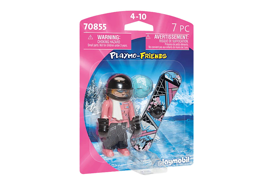 Playmo- female snowboarder - Playmobil